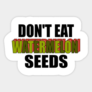 Watermelon seeds gift for pregnant women Sticker